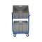 Vestil Multi-Tier Cart, 2 Shelf, 2 Basket, 200 lb., Steel, 200 lb Load Capacity, 3 Shelves, 19.0625" W TSCT-2B - alternate 3